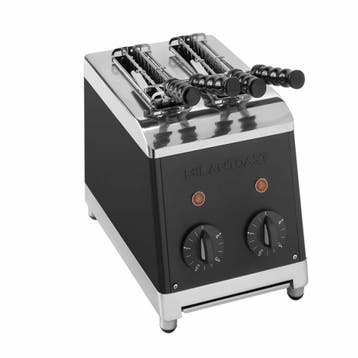 Milan Toast Tosti maker met 2 sneden | zwart, Verzenden, Nieuw in verpakking