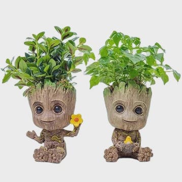 Groot Plantenpot & Decoratief Figuur - Leuke Woondecoratie, Verzenden, Nieuw