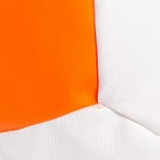 Voetbal Zitzak 55cm | Eco-leer | Premium | OP=OP, Ophalen of Verzenden, Nieuw, Oranje, Zitzak