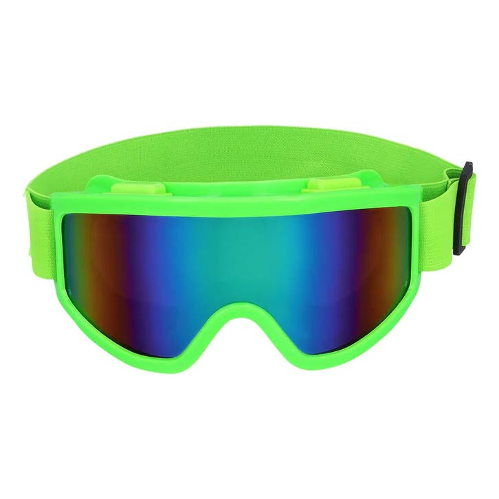 Party Skibril Neon Groen, Kleding | Dames, Carnavalskleding en Feestkleding, Nieuw, Ophalen of Verzenden