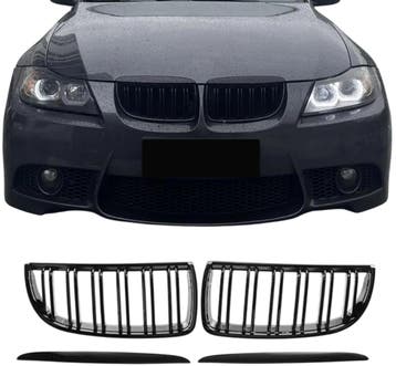 Grillen set | nieren | geschikt voor BMW 3-serie sedan E90 /, Verzenden, Nieuw, BMW