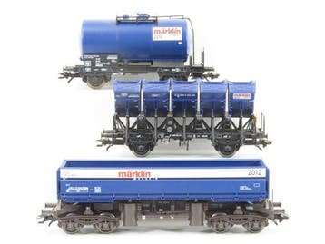 Märklin H0 - 48516/48517/48512 - Modeltrein goederenwagon, Nieuw