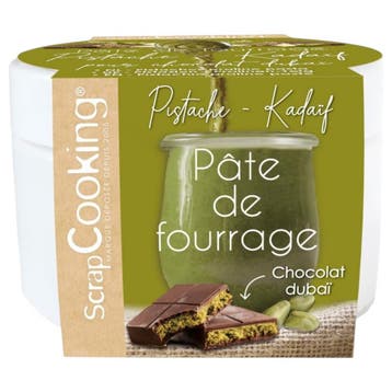 ScrapCooking Dubai Kadayif Pistache Pasta 200g, Verzenden, Nieuw