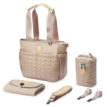 Brisby Florence Luiertas Set Koeltas, Verschoonmat, Kinderen en Baby's, Luiertassen, Ophalen of Verzenden, Schoudertas functie