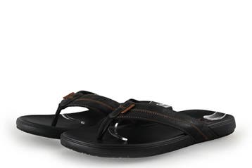 Reef Slippers in maat 42 Zwart, Slippers, Verzenden, Zwart, Zo goed als nieuw