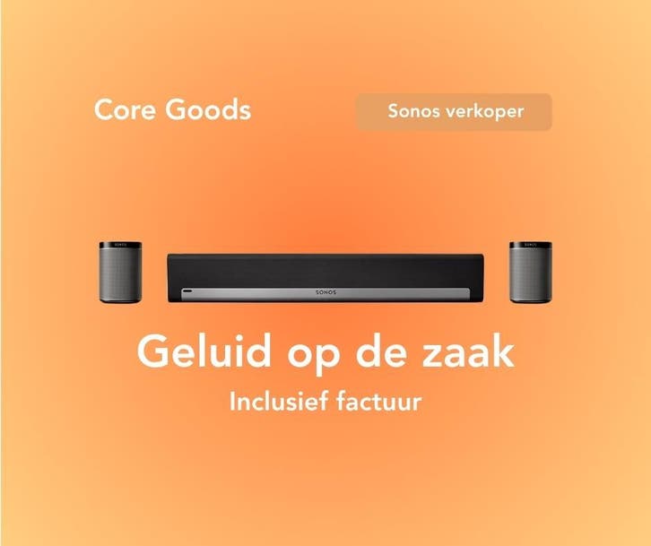Zakelijk Sonos Systeem | Plug & Play | 1J Garantie + Factuur, Audio, Tv en Foto, Luidsprekers, Nieuw