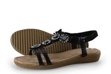 Easy Street Sandalen in maat 41 Zwart, Kleding | Dames, Verzenden, Zwart, Easy Street, Sandalen of Muiltjes