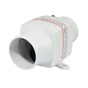 Sea Flo In-line Bilge Blower 3,7 m³ per minuut 12 volt 80mm, Ophalen of Verzenden, Nieuw