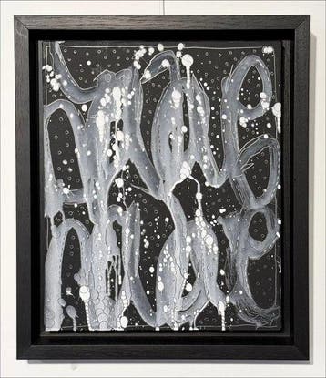 Jonone (1963) - Composition en noir (original artwork)