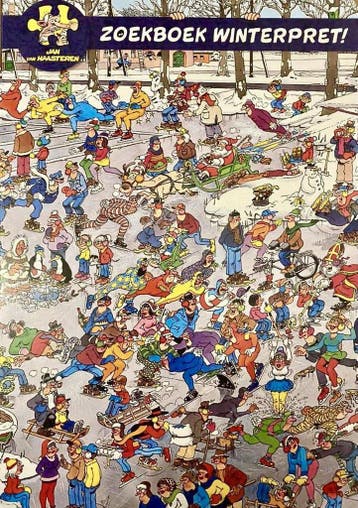 Jan van Haasteren Boek - Winter Zoekboek 2020 Winterpret, Boeken, Verzenden, Gelezen