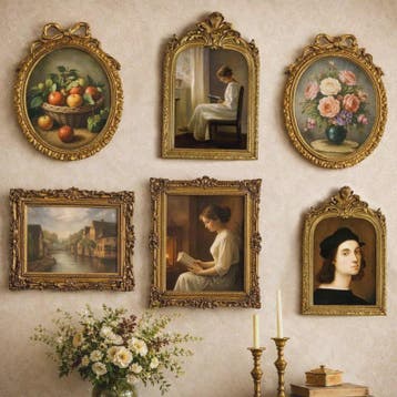 Luxe Vintage Barok Fotolijst Resin - Elegant Wand- en Tafeld, Verzenden, Nieuw