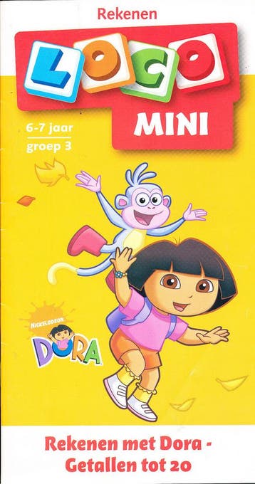 Mini Loco Rekenspelletjes Rekenen met Dora getallen tot 20, Verzenden, Nieuw
