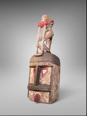 Uitzonderlijk Dogon-masker - masker dat een aap voorstelt