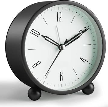 Tyme Wekker Analoog - Zonder Tikgeluid - Duidelijk leesbaar, Ophalen of Verzenden, Nieuw