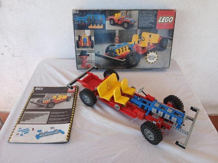 Lego Set - 853 - Technic - Auto Chassi, Kinderen en Baby's, Speelgoed | Duplo en Lego