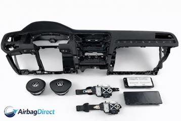 Golf 7.5 facelift Dashboard + airbagset, Gebruikt, Volkswagen