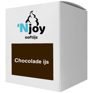 Njoy IJsmix Poeder Chocolade (12x1kg), Verzenden, Nieuw