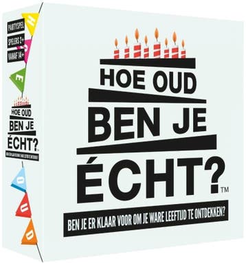 Hoe oud ben je echt? | Koelkastpoezie - Kaartspellen, Hobby en Vrije tijd, Gezelschapsspellen | Kaartspellen, Verzenden, Nieuw