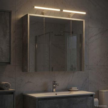 vidaXL Badkamer spiegelkast Beton Grijs 63,5 x 16 x 62,5 cm, Verzenden, Nieuw