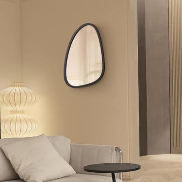 [en.casa] Grottole wandspiegel 62 x 50 cm met MDF-frame,, Ophalen of Verzenden, Nieuw