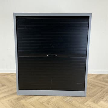 JEC roldeurkast vv 2 legborden + sleutel (hxbxd) 138x120x45, Ophalen of Verzenden, Gebruikt