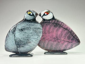 Studio Habrat - Beeldje - Partridge Pair (2) - fusie