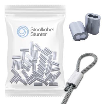 Draadklemmen 1mm 8-vormige  50 stuk, Verzenden, Nieuw