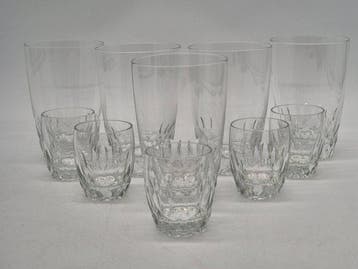 Kristallglas Set – 10-teiliges Gläserset – Feines