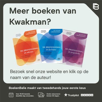 De professional als communicator (luisterboek) 9789052615400, Verzenden, Zo goed als nieuw, Kwakman