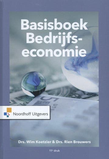 9789001889173 Basisboek Bedrijfseconomie, Verzenden, Nieuw, Wim Koetzier