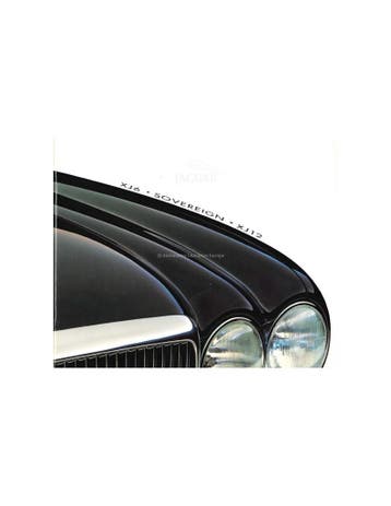 1996 JAGUAR XJ6 - SOVEREIGN - XJ12 BROCHURE NEDERLANDS, Nieuw, Author