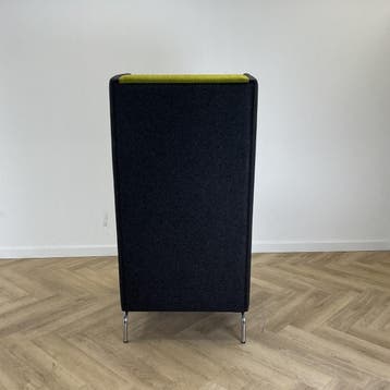 Akoestische fauteuil van DeBerenn model Versis, Antraciet -, Ophalen of Verzenden, Gebruikt, Stof, Eén
