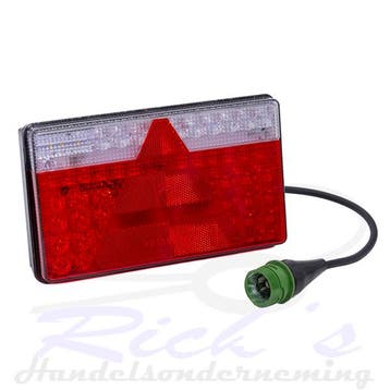 Achterlicht Aspöck Multiled II Rechts – ASS2 connector –, Auto diversen, Aanhangwagen-onderdelen, Ophalen of Verzenden, Nieuw
