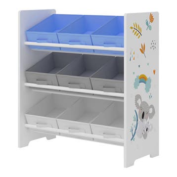 Kinderrek Boiro 59,5x62x29,5 cm Koala motief [en.casa], Verzenden, Nieuw