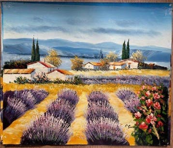 P. Brusson (XXI) - Lavender Fields in Provence, France