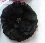 Corsage bloem peony met clip zwart voor bruiloft en, Hobby en Vrije tijd, Knutselen, Nieuw, Ophalen of Verzenden