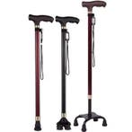 Verstelbare Wandelstok LED Aluminium Antislip 72-94 cm, Verzenden, Nieuw