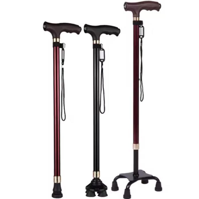 Verstelbare Wandelstok LED Aluminium Antislip 72-94 cm, Diversen, Wandelstokken, Nieuw, Verzenden