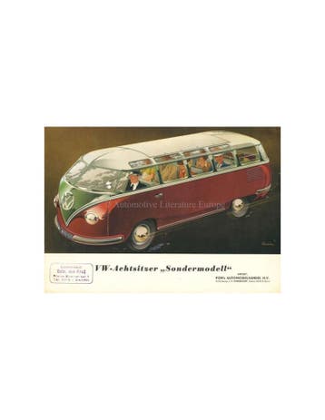 1953 VOLKSWAGEN TRANSPORTER BROCHURE DUITS, Nieuw, Volkswagen, Author