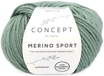 Katia Concept Merino Sport - 68 saliegroen - Wol Garen, Ophalen of Verzenden, Nieuw