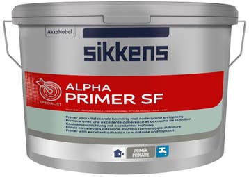 Sikkens Alpha Primer SF - 10L RAL 9016 | Verkeerswit 10L, Wit, Nieuw, Verf, Verzenden