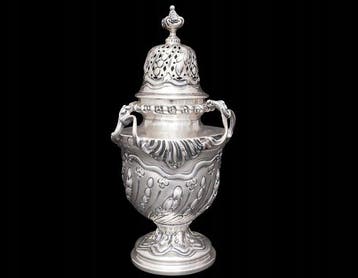 Suikerstrooier - Victoriaanse 925 Sterlingzilver