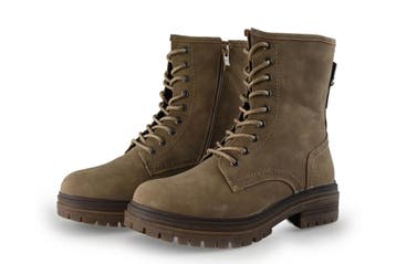 Vegan Veterboots in maat 38 Beige, Verzenden, Beige, Overige typen, Zo goed als nieuw