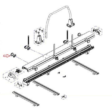 Thule VeloSlide Wheelholder Without Strap (1x), Ophalen of Verzenden, Nieuw