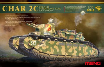 MENG-Model TS-009 French super heavy tank Char 2C, Hobby en Vrije tijd, Verzenden, Nieuw, Overige typen, Overige merken