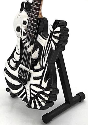 Miniatuur Mr Scary Guitars replica gitaar - George Lynch, Ophalen of Verzenden, Nieuw, Pop, Beeldje of Miniatuur