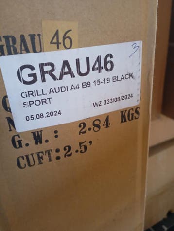 RS-Look Grille Audi A4 B9 - 76% Korting - B-Keuze, Ophalen of Verzenden