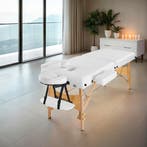 Massagetafel-set met 2 zones, 7,5cm matras en houten frame -, Verzenden, Nieuw