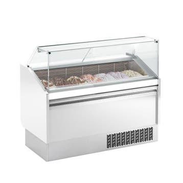 GGM Gastro | Ijsvitrine LEVI - 1620mm - Statisch - voor 9+9x, Verzenden, Nieuw in verpakking