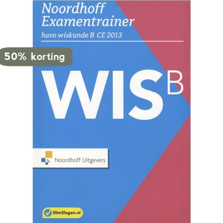 Noordhoff examentrainer / Havo wiskunde B CE 2013 / Slim, Boeken, Wetenschap, Gelezen, Verzenden